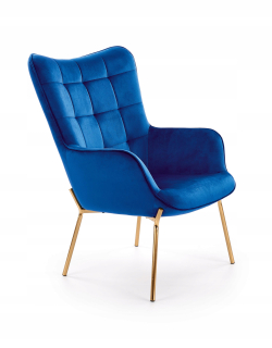 Kreslo pre miestnosť, Castel 2 Navy Blue Office