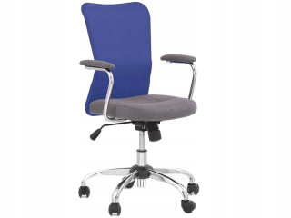 Mládežnícka stolička Andy Gray-Blue Rotary