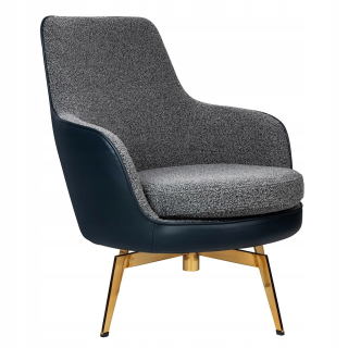 Toro Rotary Armchair - Eco -Leather, Teddy Tkanina, zlo