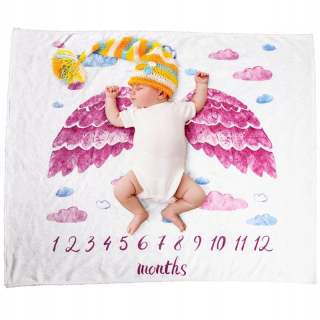 Foto prikrývka, Photo Mat 100x75 Pink Wings