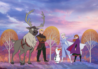 Nástenná maľba Disney Frozen Autumn 400x280 cm nová!