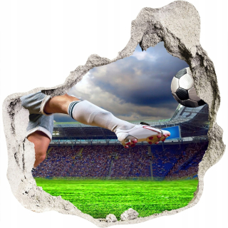 Nástenná maľba pre nástenného futbalu na štadióne