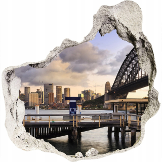 Nástenná nástenná maľba 3D most v Sydney 100x100