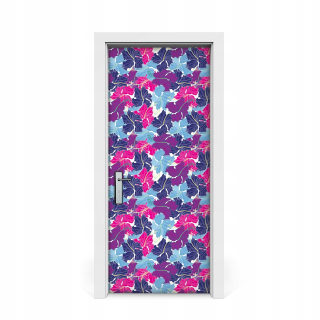 Nástenná maľba pre dvere Hibiscus 85x205
