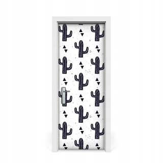 Self -adhézne tapeta dverí 75x205 kaktus