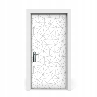 Dvere tapety geometria 95x205