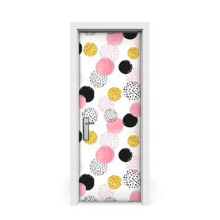 Nástenná nástenná maľba Dvere Sticker Dot Pattern 75x205