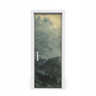 Nálepka na nástenné nástenné maľby Foggy Forest 75x205