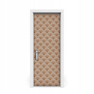 Nálepka nástennej maľby na dverách Art Deco 75x205