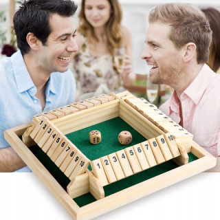 Štvorstranné 10 čísel zatvorilo hierku Box Box