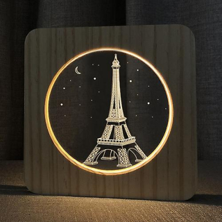 FS-A2821-02W EIFFEL TOWER Tvar USB MASION WOOD