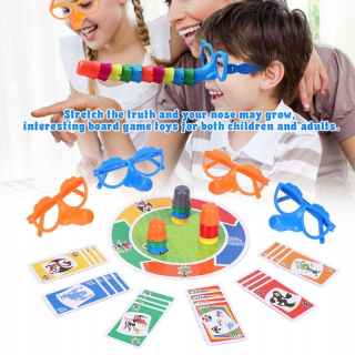 Vtipná stolová hra set nosy okuliare Family Fun klamár