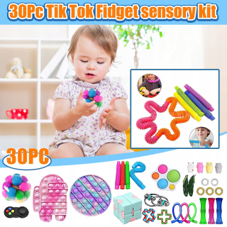 Vtipné balenie Fidget Sensory Toy Set Stres úľavu