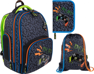 Gamer Backpack School Bag Fresh Sack Cencil Case