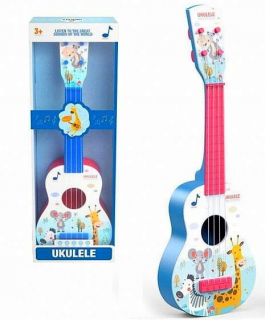 Detský hudobný nástroj - Gitara pre deti veľké 55 cm ukulele hrá nástroj