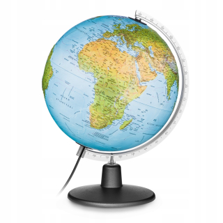 Globe podsvietený 3D plast - 2in1 Fiz/Pol