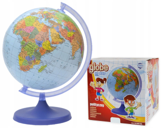Politický globe 220 mm + dekoratívna lepenka