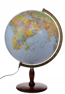 Politická globa podsvietená 42 cm