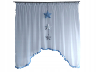 Ready Curtain Pompoms Veil 300 x 170