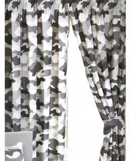 Ready Curtains na 168x137 camo, šedá