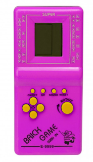 Tetris 9999 Elektronická hra v 1 ružovej