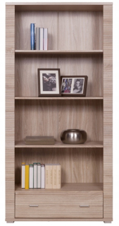 Gress Bookcase Open 1s/90, Sonoma Oak, Modern