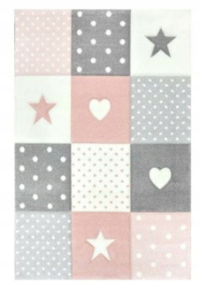 Fat Carpet Pink Stars 080x150 cm