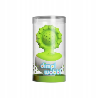 Dimpl Wob Green Teether, tučná hračka na mozog Čo