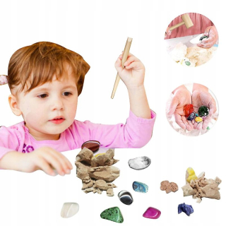 Gemstone Gem Dig Kit Educational DIY Hračky vedy