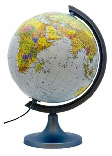 Globe 250 mm politický a fyzický osvetlený