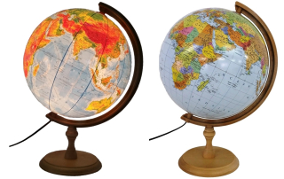 Globe 320 mm podsúbor 2in1 dreva + aplikácia