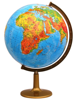 Globe 420 mm fyzická PL veľká * stabilná základňa
