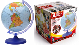 Politický Globe 220 mm kartónový darček + aplikácia