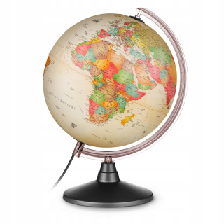 Podsvietený globe štylizovaná lopta 30 cm