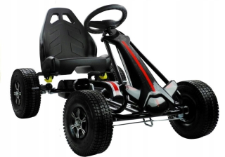 Black Monster Go -Kart pre široké čerpané pedále