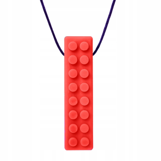 Teether logopedický červený blok