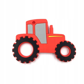 TRAKTOR silikónové hryzátko bpa free prívesok