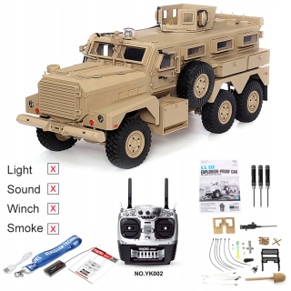 HG-P602 1:12 6WD RC TRACK RTR