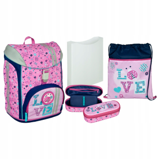 HH192 Scooli Campus Up School Backpack + príslušenstvo