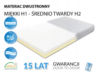 Hypoalergénny matrac s dvojitým pieskom 60x200