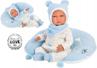 Španielska Llorens Bobas Lalo Doll Cries 42 cm