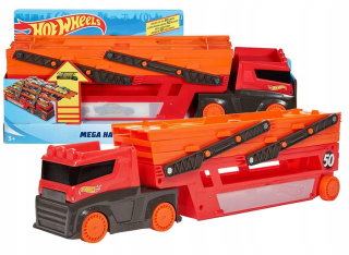 Hot Wheels Mega Transporter Touch Truck pre 50 automobilov GHR48