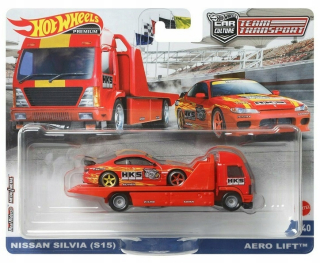 Hot Wheels Premium Nissan Silvia Aero Lift HCR35