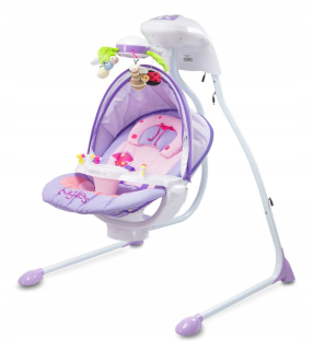 Elektrické hojdačky Caretero Bugies Purple