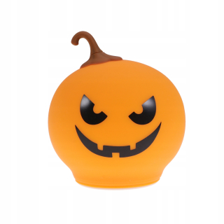 Halloweenska silikónová nabíjateľná tekvicová lampa