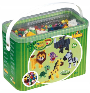 Hama maxi korálky 3 000 s podložkami - 8804