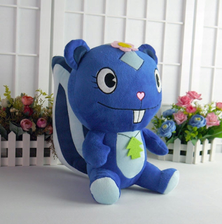 Šťastní priatelia Plash Dolls Anime HTF petunia