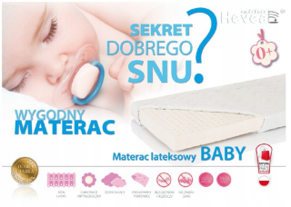 Hevea latex matrac baby 120x60 aloe vera