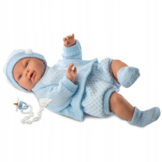 Španielska bábika Bobas Boy Hugo 45 cm - plná b