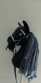 Hobby kôň: Kôň na palici: Bold: Reins: Ecoskóra